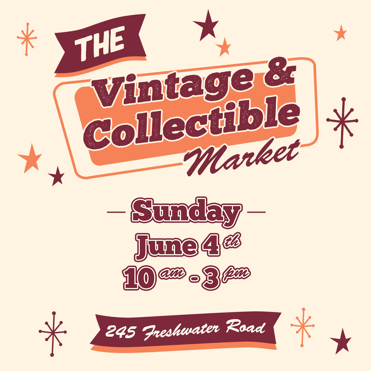 Vintage and Collectibles Market June 4th, 2023