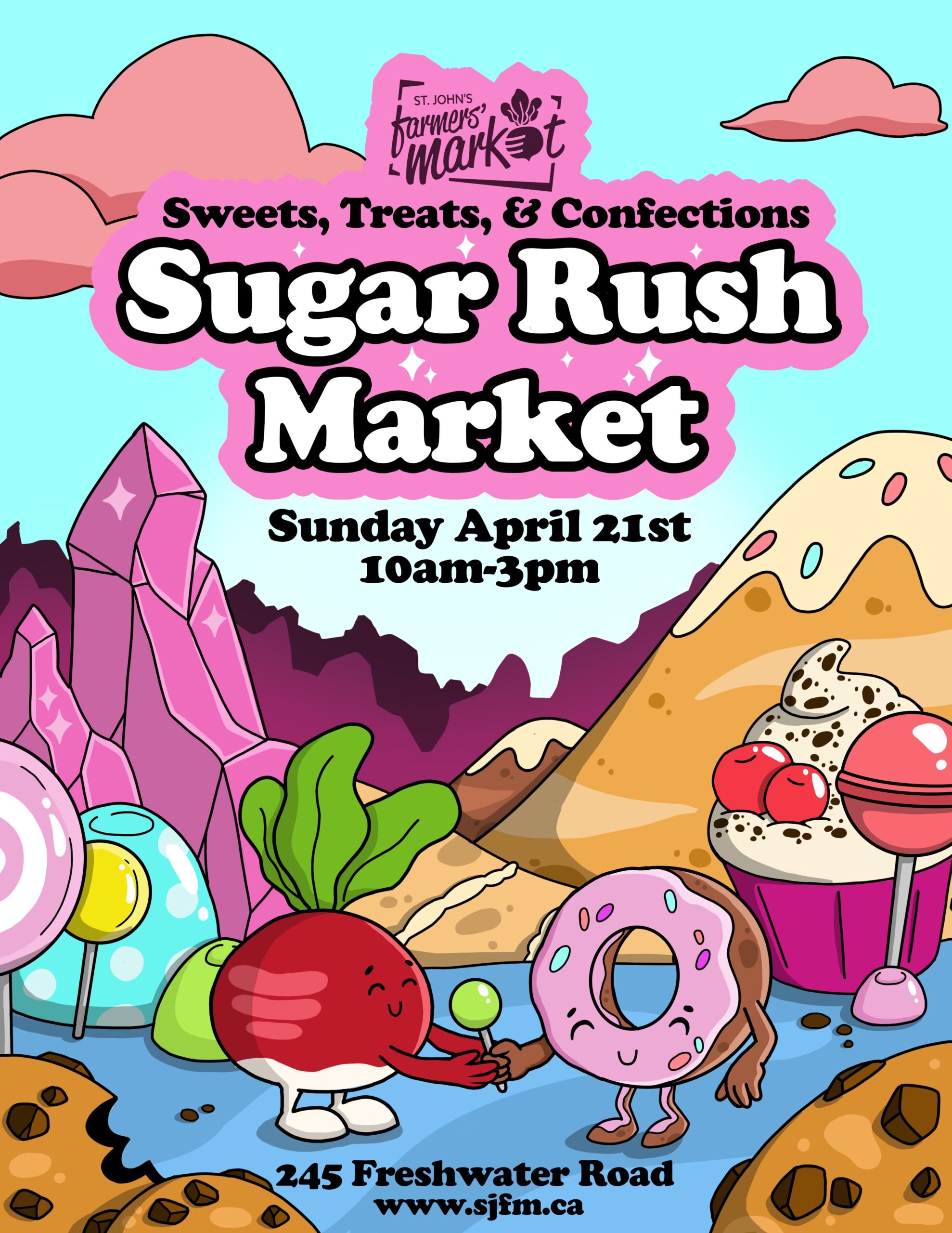 SJFM Sugar Rush Market Spring 2024 St. John’s Farmers' Market
